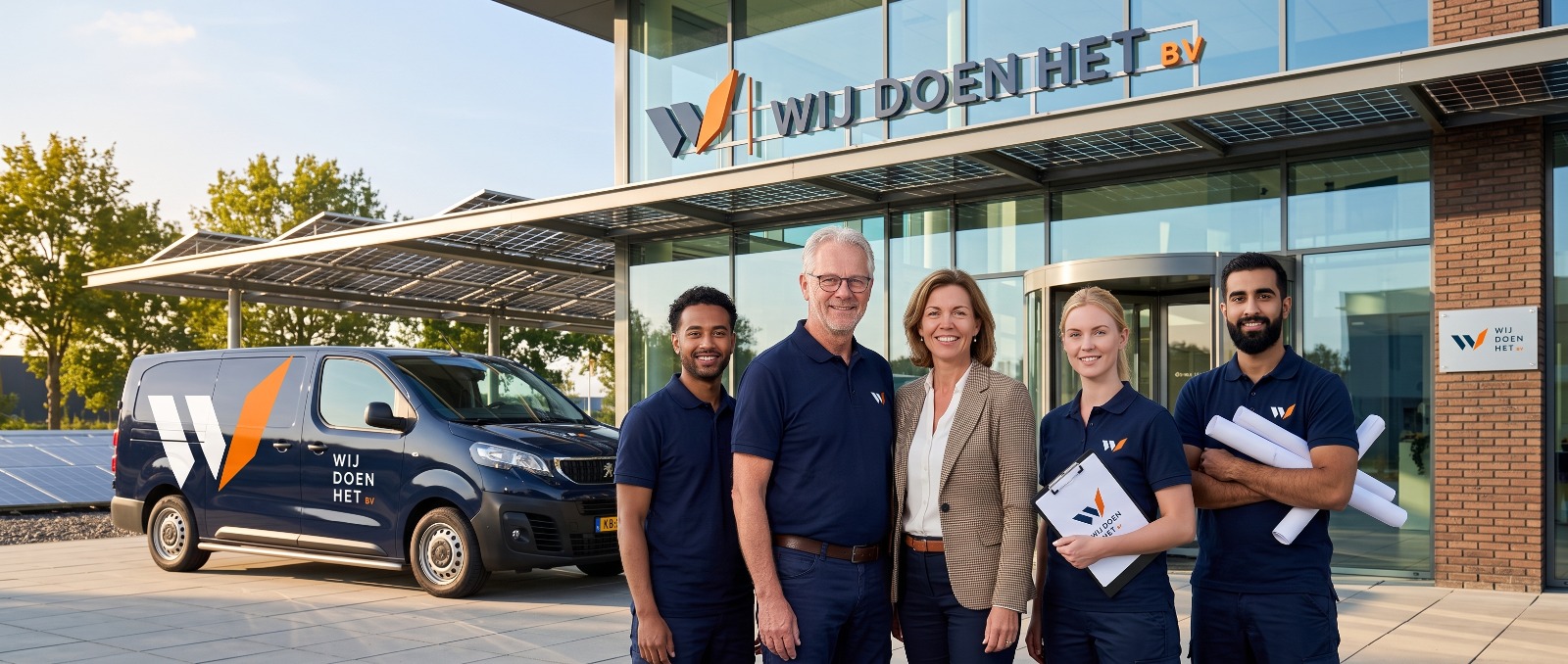Wij Doen Het B.V. Bedrijfsteam en Wagenpark voor Hoofdkantoor